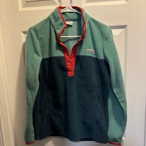 Columbia Green Fleece Pullover